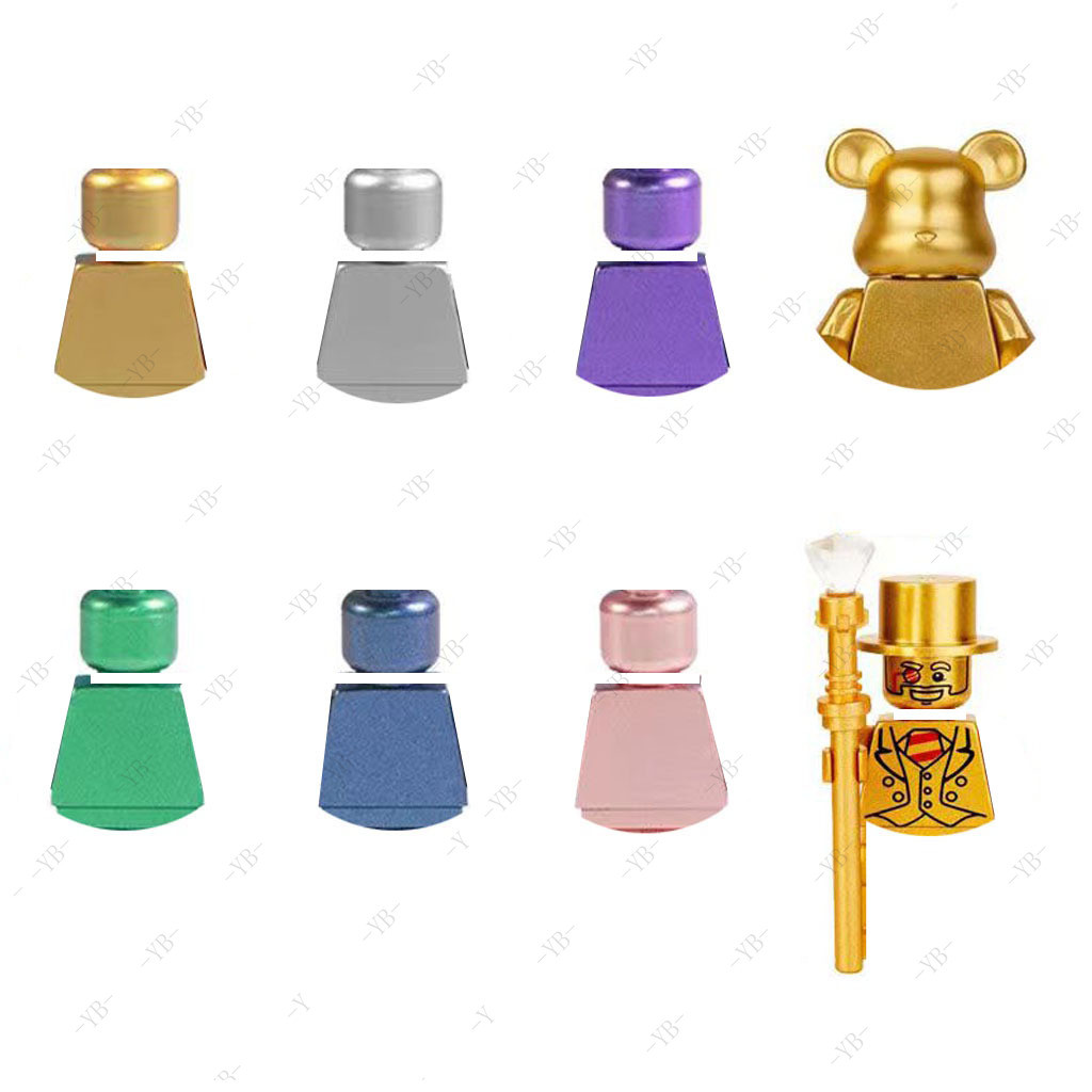 ของเล่นบล็อคตัวต่อ รูปสีทองน้อย ของเล่นเด็ก ฟิกเกอร์ โมเดล
