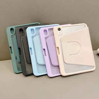 เคสป้องกัน iPad หมุนได้ 360 องศา for Gen11 A16 Gen10 Air4 Air5 ​​10.9 Air6 2024 Air7 Gen7/8/9 10.2 MINI6/7 ป้องกันการตก