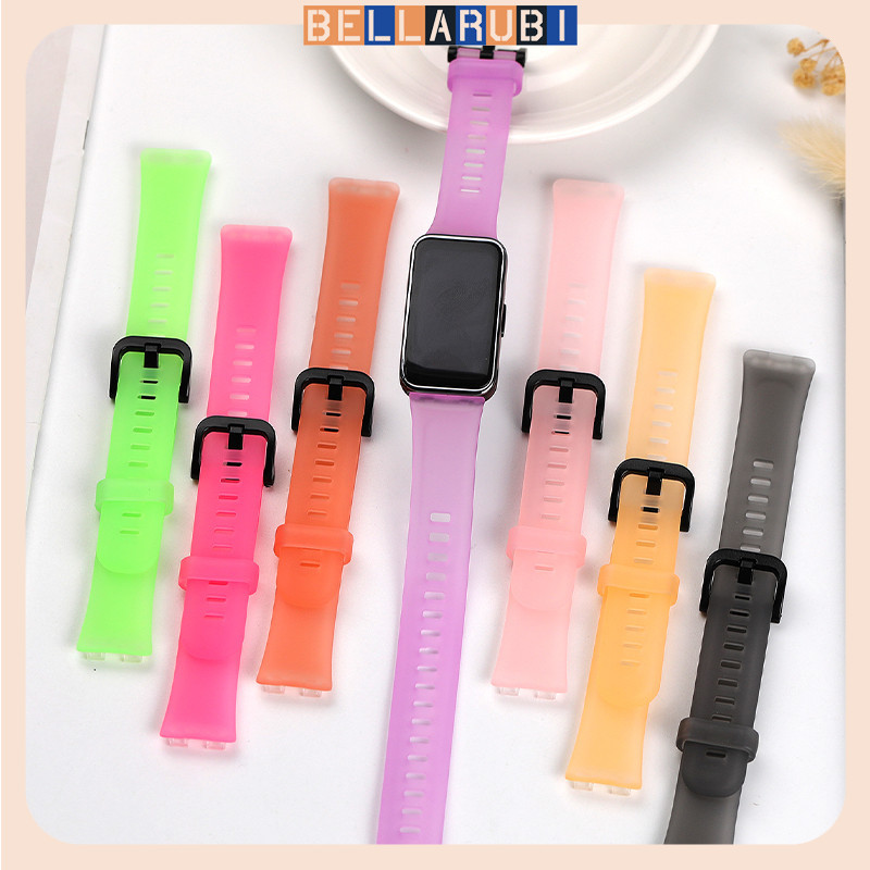 ครอบคลุมคอมพิวเตอร์โปร่งใสสายซิลิโคน for Huawei Band 10 9 8 สายยาง กรณี PC อุปกรณ์เสริม Huawei Band 10 9 8 NFC