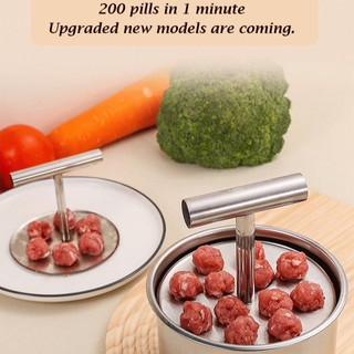Durable Maker Kitchen Molds Stainless steel Suitable for needs Quick and easy Colorless Meatball Making Tools Meatball Making Magic Restaurant Portable Fashion