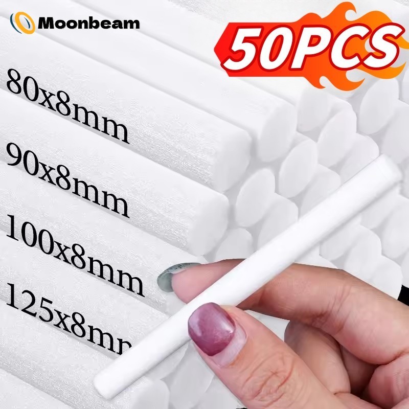 [บ้าน]-10-50ชิ้นความชื้นเปลี่ยนสําลีแท่ง-เครื่องฟอกอากาศที่สําคัญชิ้นส่วน-อุปกรณ์กระจายน้ํามันหอมระเหย-เติมกรองเครื่องฉีดน้ํา