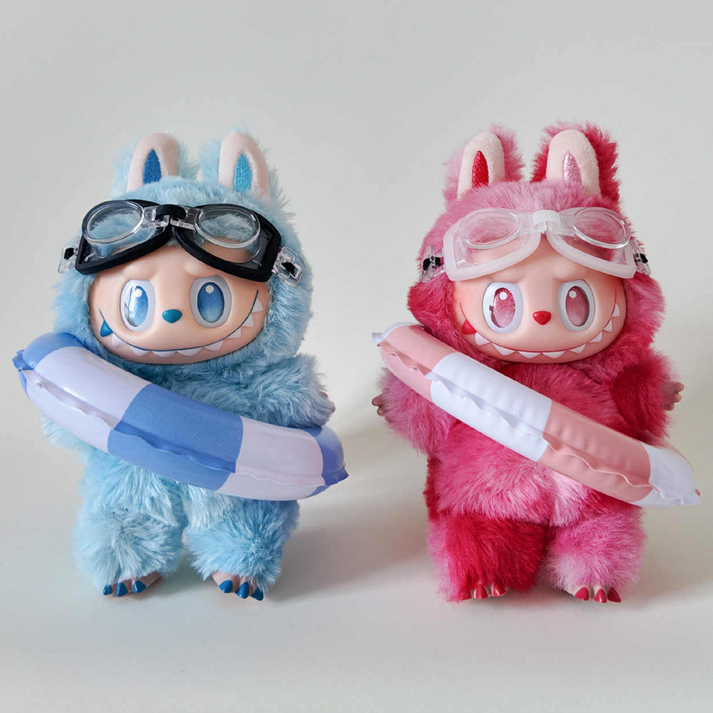 ชุดตุ๊กตา Labubu v1/v2/v3 ขนาด 17 ซม. ลายจุด ชุดน่ารัก DIY ชุดว่ายน้ํา