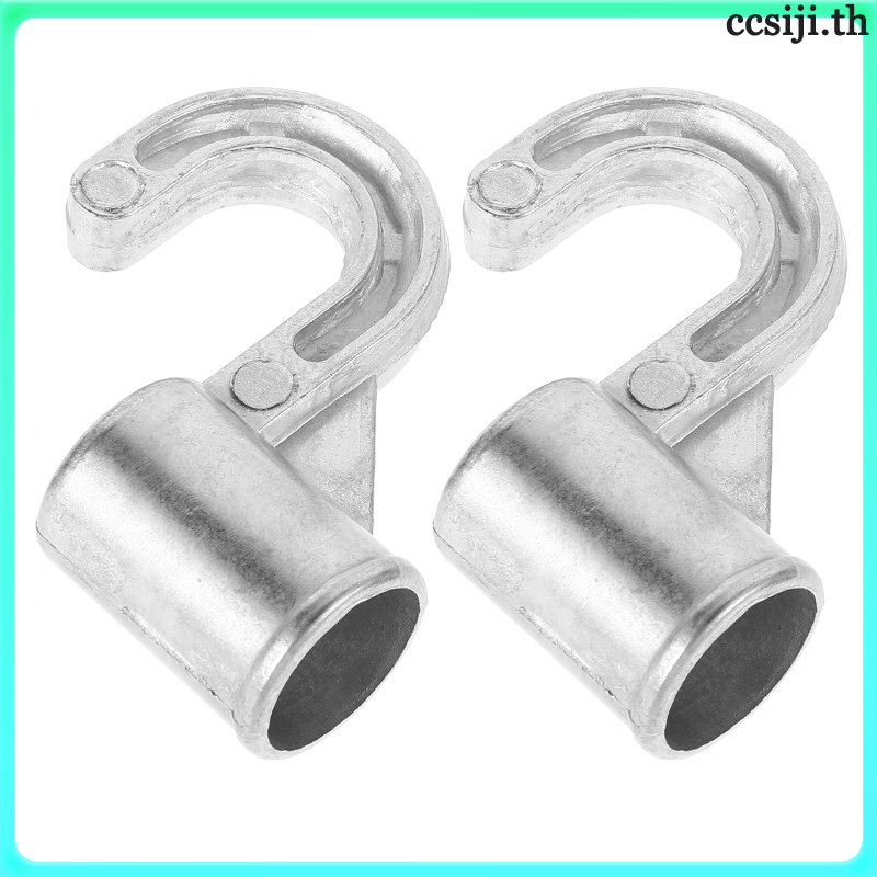 🏠 2 Pcs ตะขอโลหะอะลูมิเนียมอัลลอย หนาแน่น รับน้ำหนักสูง ติดตั้งง่าย สำหรับประตูตู้เสื้อผ้า