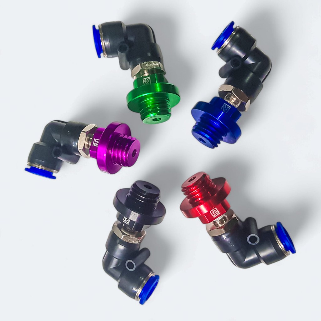 HIJAU MERAH UNGU NZO น้ํามันหมวกน้ํามัน HAWA HOLE BYPASS BY PASS L 90° BENT สําหรับ ALL UNIVERSAL HO