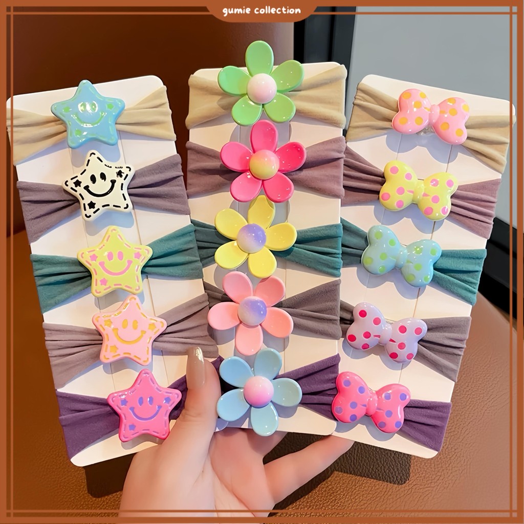 GC - CUTE CHARACTER CHILDRENS HAIR TIE / FASHION CHILDRENS HAIR PAIR