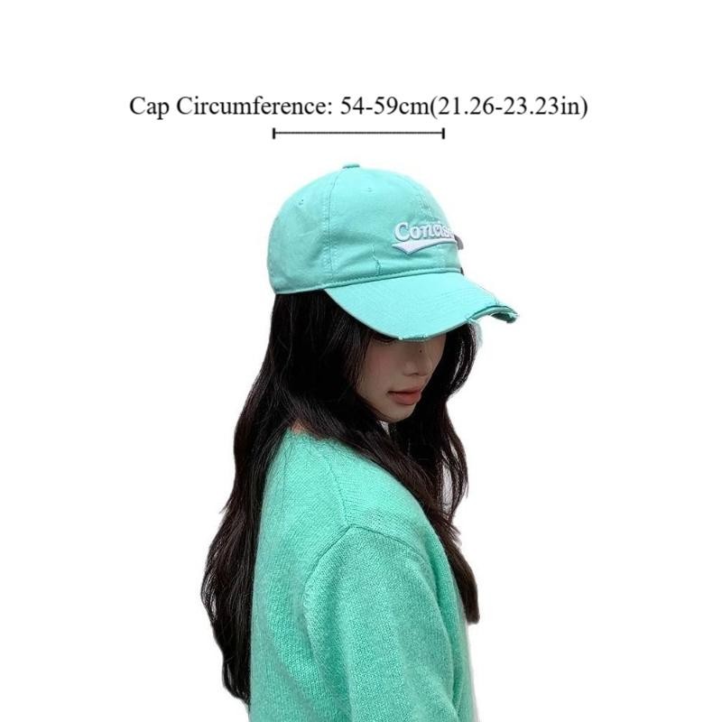 หมวกเบสบอลสไตล์เกาหลี Y2K กับตัวอักษร ปรับได้ ทำจากผ้าฝ้าย snapback สำหรับทั้งผู้ชายและผู้หญิง ราคา ถูกที่สุด ดีลบีเคเค แกลเลอรีภาพที่ 2