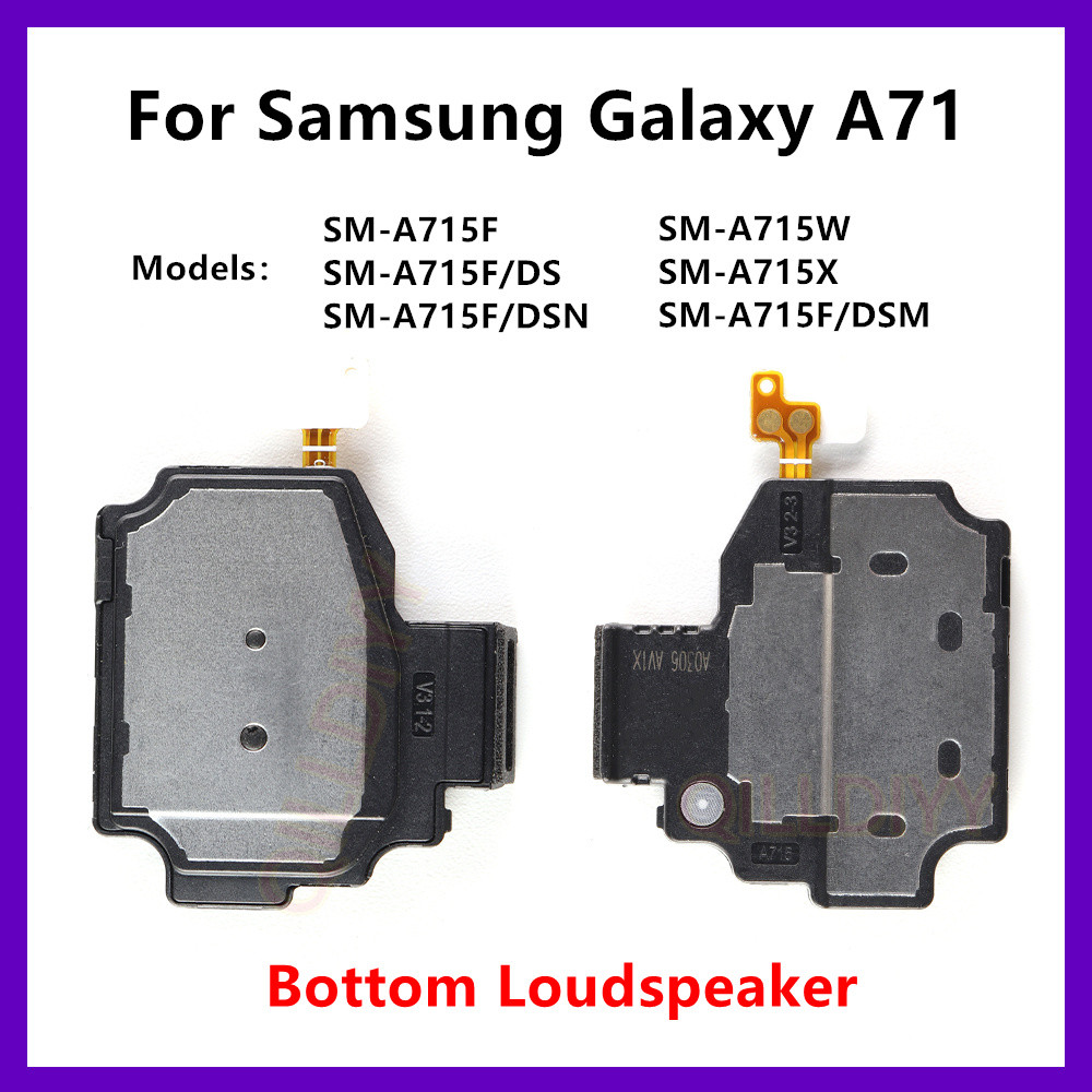 ลําโพงสําหรับ Samsung Galaxy A71 SM-A715F A715X A715F/DSN ด้านล่างลําโพง Buzzer Ringer โมดูลอะไหล่ A