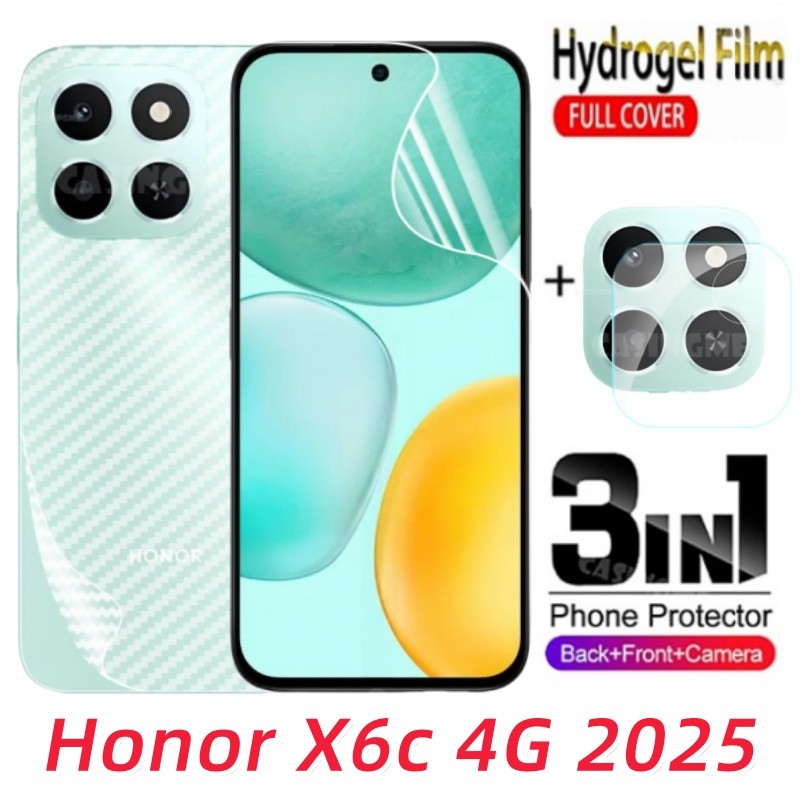 สําหรับ Honor X6c 4G 2025 ด้านหน้าด้านหลังคลุมทั้งหมดป้องกันฟิล์ม Hydrogel สําหรับ Honor X6c HonorX6