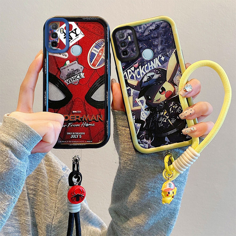 สําหรับOPPO A53 2020 CPH2127 กรณีซิลิโคนนุ่มTPUการ์ตูนรูปแบบกันกระแทกสําหรับOPPOA53 2020 CPH2127 กรณ