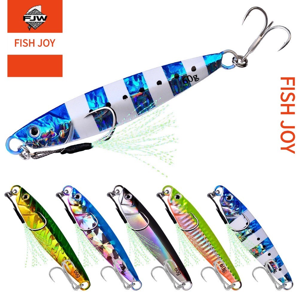 F177 เหยื่อปลอมแผ่นเหล็ก​ สี UV สะท้อนแสง​ ​กระโดดน้ำ 15 องศา​ ​เสียงคลื่นเสียงสูง
