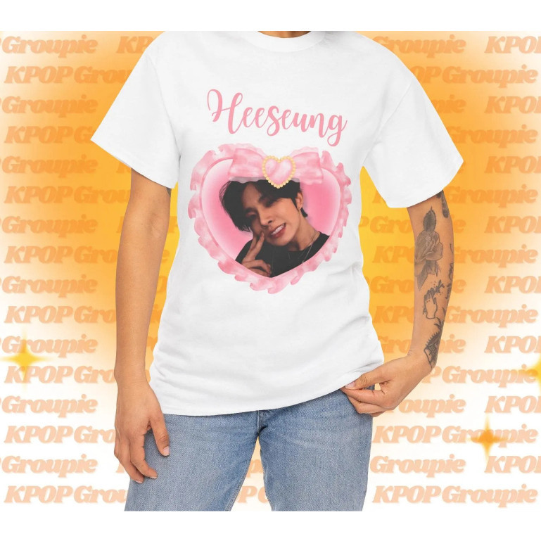 💞👕🎀 🎨HOT ENHYPEN Heeseung Coquette Bow Kpop Shirt Members ENHYPEN Tour 2024 Shirt