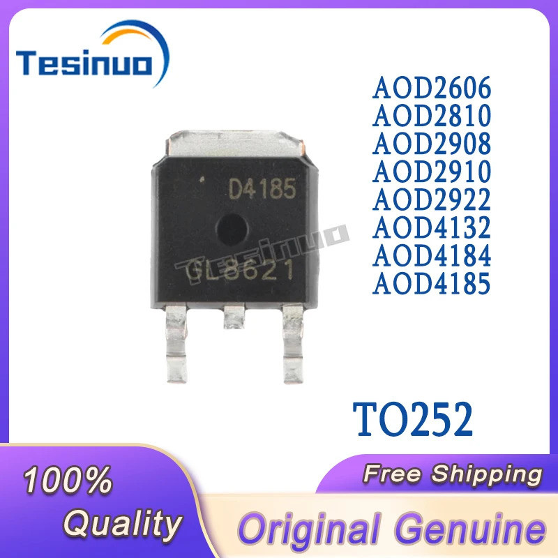 1-5PCS AOD2606 AOD2810 AOD2908 AOD2910 AOD2922 AOD4132 AOD4184 AOD4185 D2606 D2810 D2908 D2910 D2910