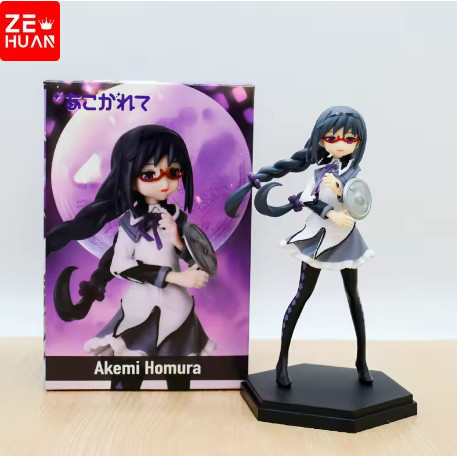 17 ซม.Puella Magi Madoka Magica Akemi Homura อะนิเมะรุ่น Action Figure ของเล่นของขวัญ