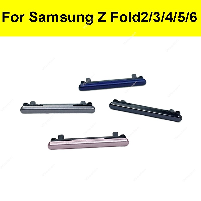 ปุ่มปรับระดับเสียงด้านข้างสําหรับ Samsung Galaxy Z Fold 2 3 4 5 6 F916B/N/U F926N/U F9360 F946W Volu
