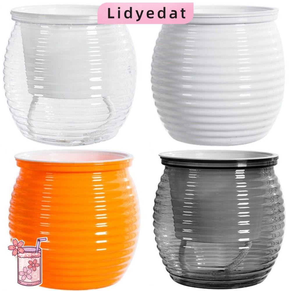 LIDYEDAT165 Self-Watering Plant Pots,อัตโนมัติดูดซับน้ําสองชั้นเดสก์ท็อปกระถางดอกไม้,พลาสติกทนทานตกแต่งบ้านHydroponic Pottedพืช