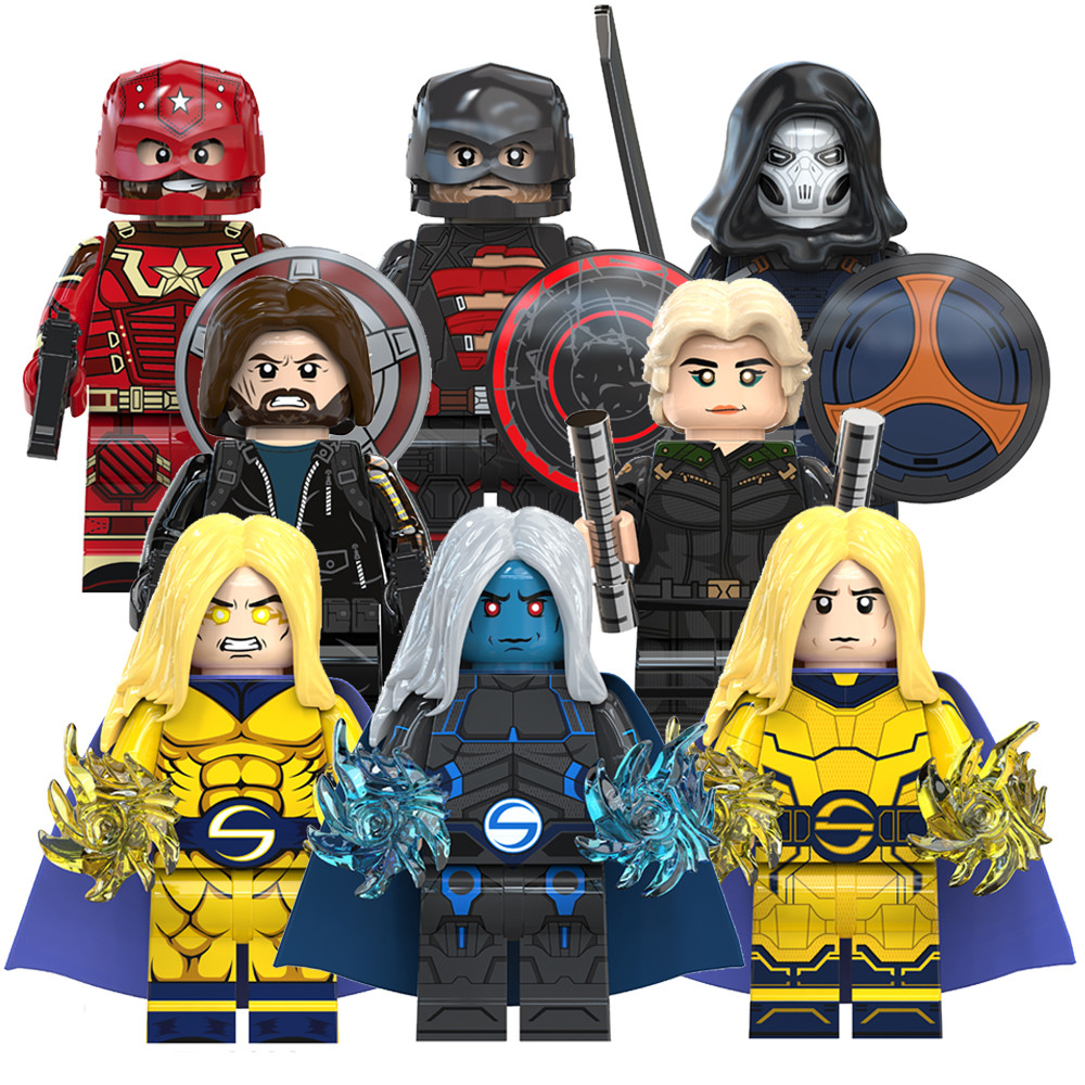 ใหม่ Thunderbolts ฤดูหนาวทหาร Red Guardian Yelana Taskmaster Sentry ภาพยนตร์คอลเลกชันอาคารบล็อกรูปของเล่นเด็กของขวัญ
