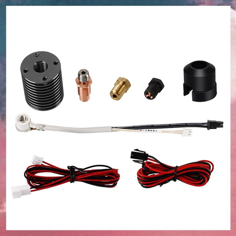 V6 Hotend ชุดสําหรับเครื่องพิมพ์ 3D เซรามิคความร้อน Core V6 Hotend พิมพ์สําหรับ 0.1/0.2/2.4 3D ชิ้นส