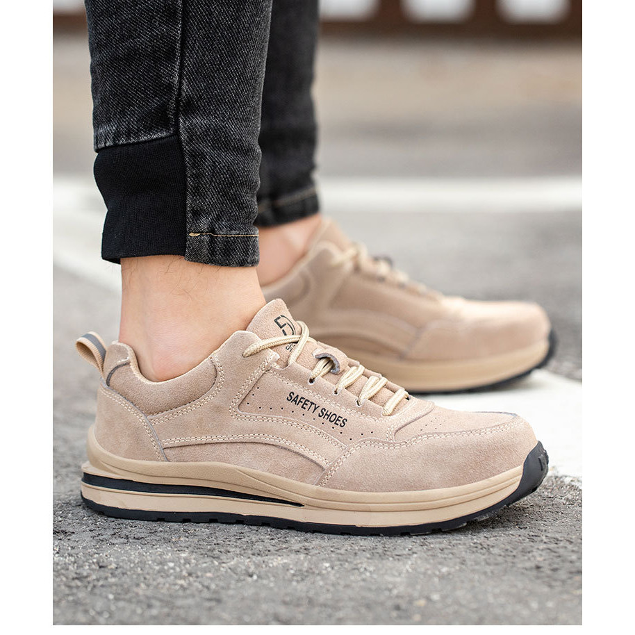 Safety shoes รองเท้าเซฟตี้ หนังแท้ หัวเหล็ก ระบายอากาศดี รูปที่ 8