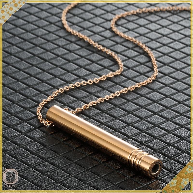 SGL Breathlace สร้อยคอ Calm Harmony สร้อยคอป้องกันการสูบบุหรี่สร้อยคอหายใจสําหรับความวิตกกังวลสแตนเล