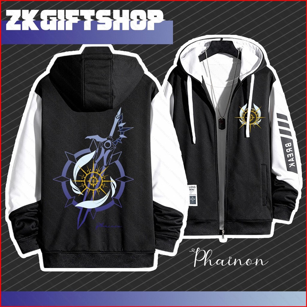 NS1 Honkai Star Rail paoon อะนิเมะซิป Hoodie coat แจ็คเก็ต Unisex Top SN1