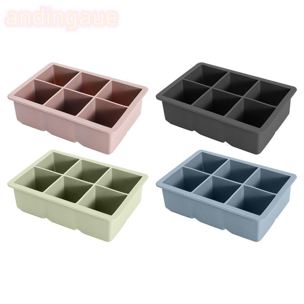 แม่พิมพ์ก้อนน้ําแข็ง อันดาน, ถาดก้อนน้ําแข็งซิลิโคนสีชมพูสีฟ้าสีเขียว, แม่พิมพ์สี่เหลี่ยมรูปทรงสี่เหลี่ยมเกรดอาหารแบบใช้ซ้ําได้ฤด