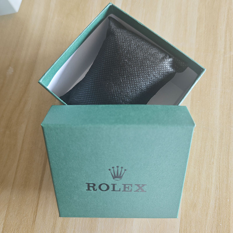 กล่องนาฬิกาสีเขียวนาฬิกาอุปกรณ์เสริมเพียง 1 ชิ้น