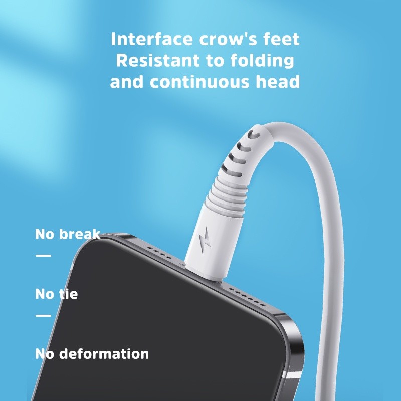 ชาร์จเร็วแรง KIVEE สายชาร์จ 1 เมตรสายข้อมูลสายชาร์จพอดีกับ Type-C Android micro สายชาร์จ type c ชาร์