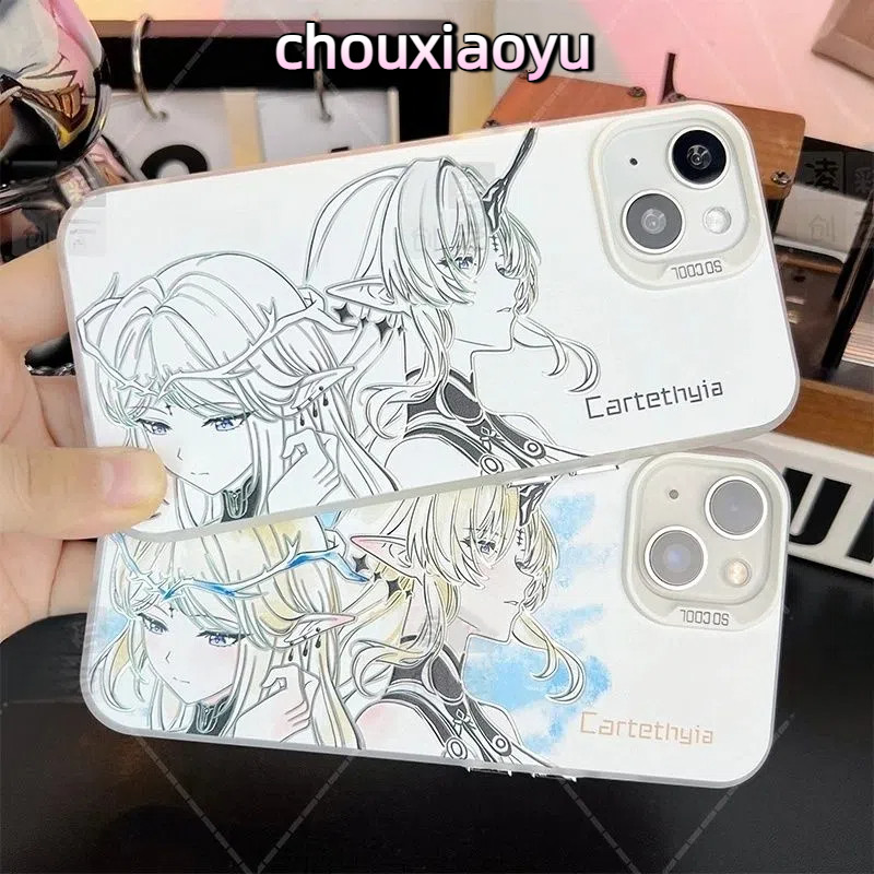 เหมาะสําหรับ Samsung Galaxy S20 S21 S22 S23 S24Ultra S25Ultra เคสโทรศัพท์ Mingchao Katicia Frosted สีสันเงิน