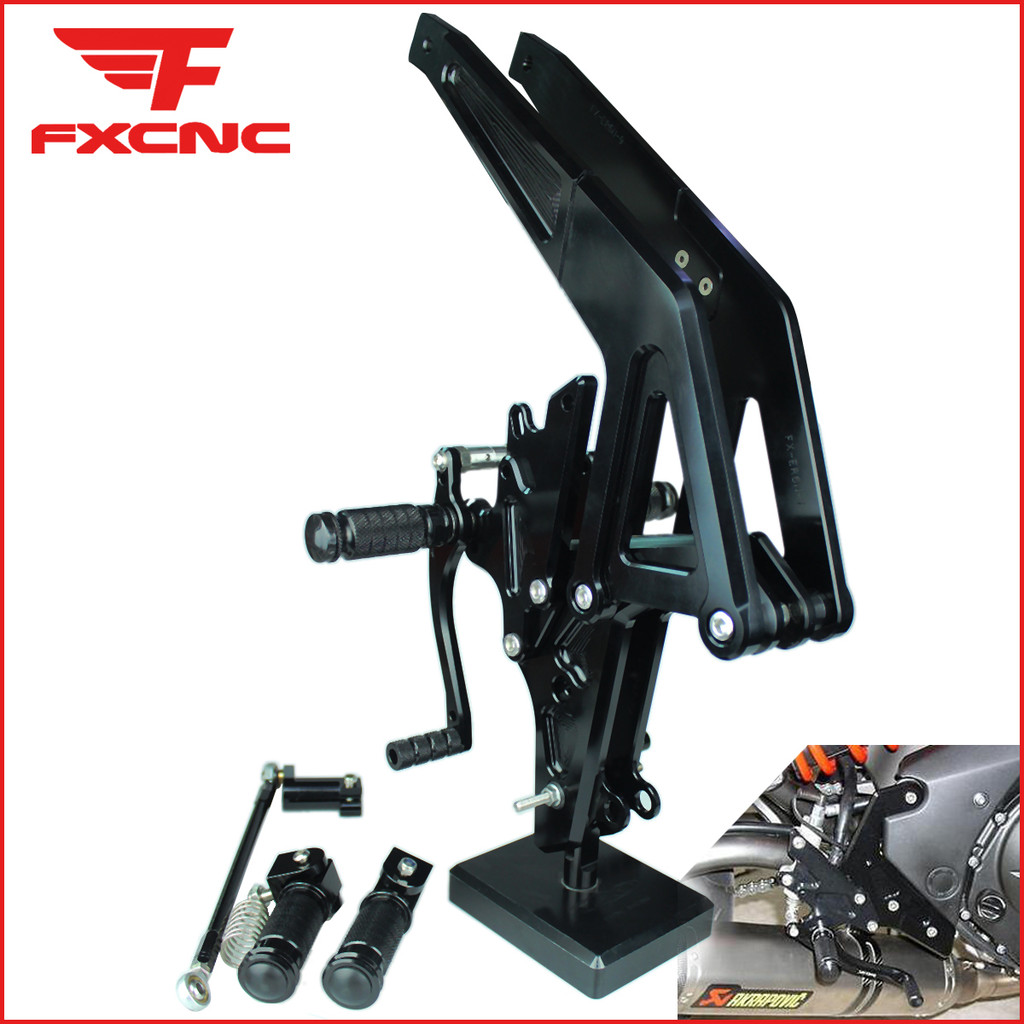 สําหรับ Kawasaki Ninja 650R ER-6f/ER-6n ER6 ER6F ER6N Ninja650 2012-2014 ด้านหลังพักเท้า Footpegs หม