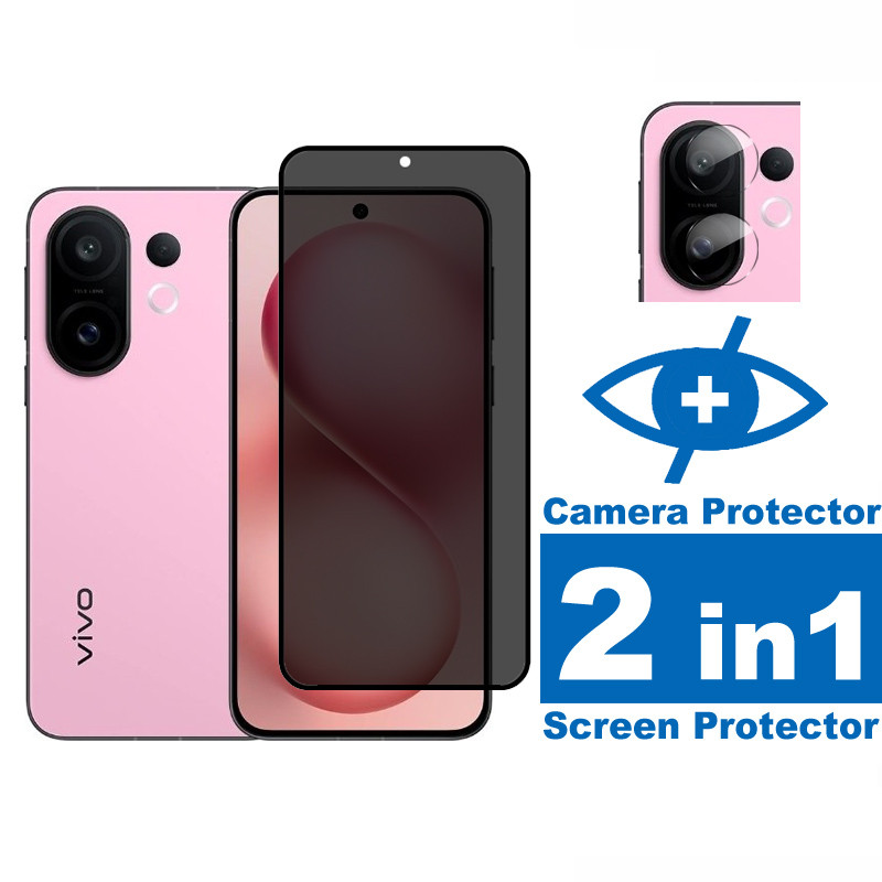 Anti-Spy Full CoverageกระจกนิรภัยสําหรับVivo S30 Pro mini S30 S20 S19 S18 S18e S17 S17e S17T T4 T4x 