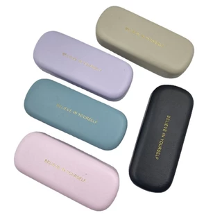 กล่องใส่แว่น พกพาสะดวก แฟชั่นชั้นสูง หนัง PU กรอบแว่น โกดังไทย G3349