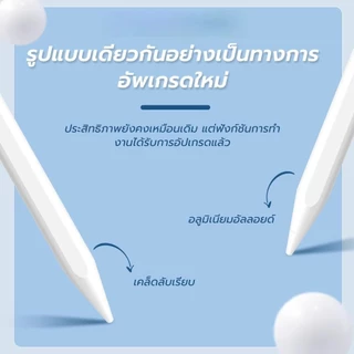 ปากกาไอแพด gen10 gen9876 Air5 Air4 วางมือ+แรเงาได้ ฟังก์ชันแม่เหล็ก pencil ปากกา stylus pen สำหรับ for iPad (2018-2024)