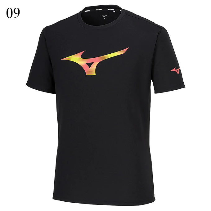 เสื้อกีฬา Mizuno แขนสั้น สำหรับวิ่งและแบดมินตัน ทั้งผู้ชายและผู้หญิง