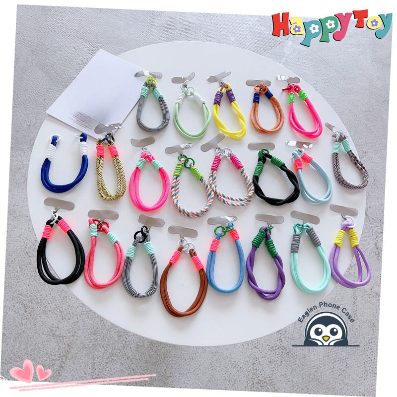 เคสโทรศัพท์ปุ่มคู่แบบพกพาที่ตรงกันสีอเนกประสงค์และอเนกประสงค์พร้อมสายรัดข้อมือสั้นเพื่อป้องกันการดูดซับแรงกระแทกและการสูญเสีย