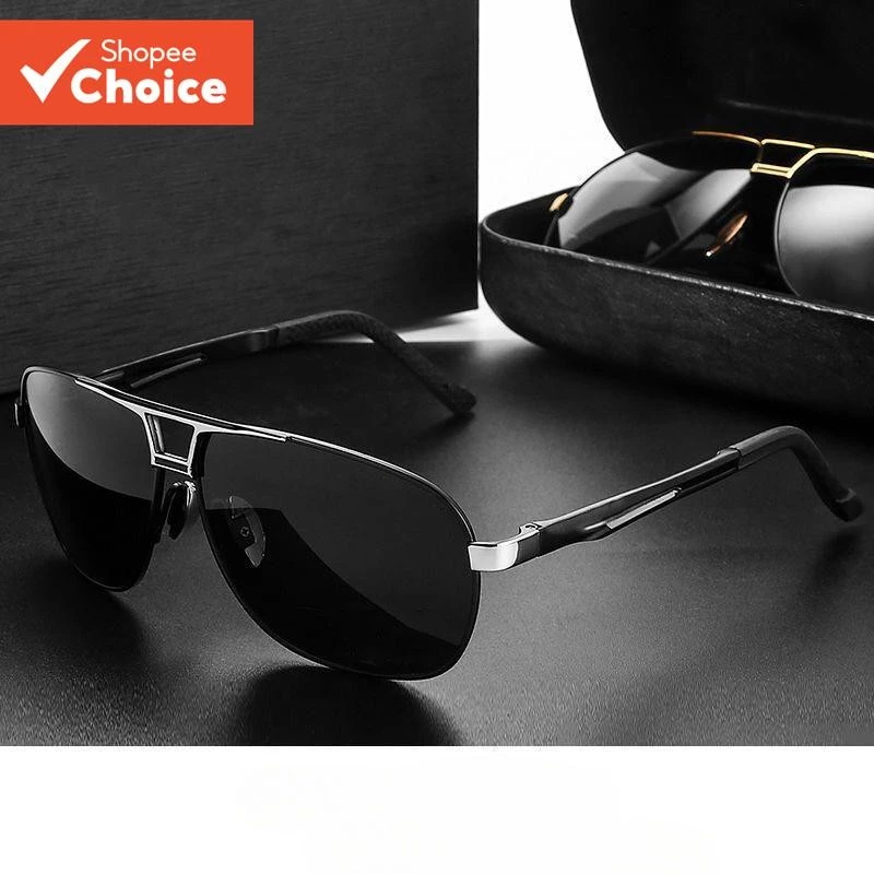 2025 แว่นกันแดดโพลาไรซ์ Retro Aviator ชิลด์ป้องกันรังสียูวีสําหรับการขับขี่, ตกปลาและกลางแจ้ง