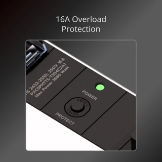 PowerconneX Double Protection ปลั๊กพ่วง 6 ช่อง + USB-C2,A1 ช่อง สายไฟยาว 3 เมตร l PXC5PHTTS-TS06C2A1