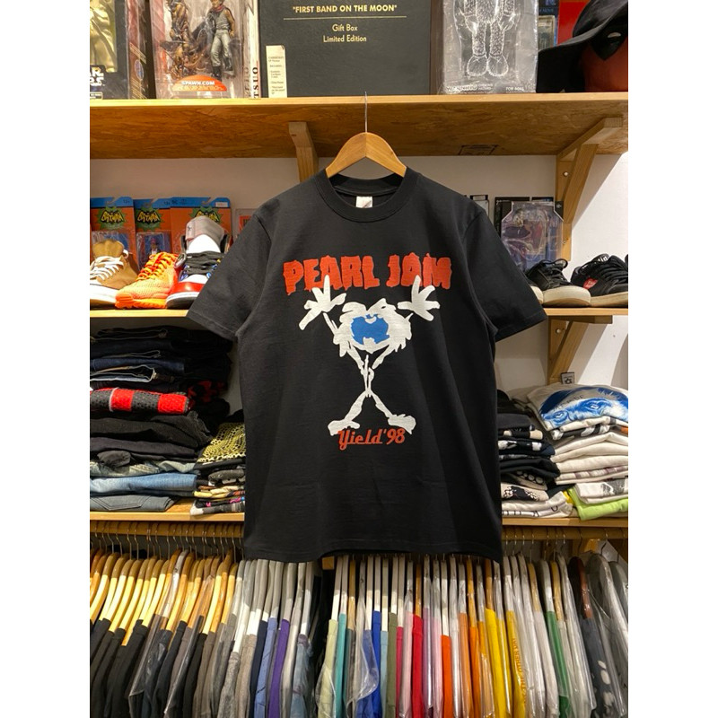 PEARL JAM - YIELD 1998 TSHIRT สีดํา
