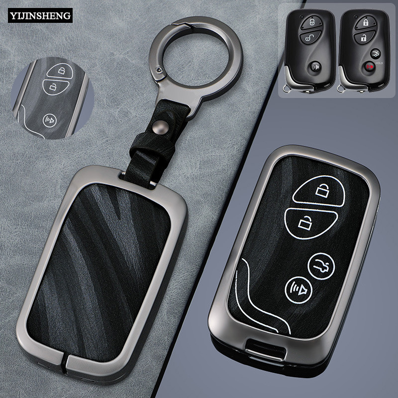 3 4 ปุ่ม Matel สไตล์กุญแจรถ Fob สําหรับ Lexus IS250 IS300C RX270 CT200H GX400 GX460 ES240 ES350 LS46