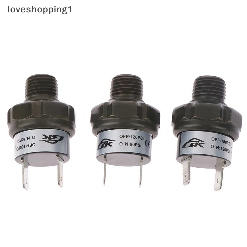 LOVE 1 ชิ้น Heavy Duty 1/4 NPT เครื่องอัดอากาศความดันควบคุมวาล์ว 70-100PSI 90-120PSI 120-150PSI PING