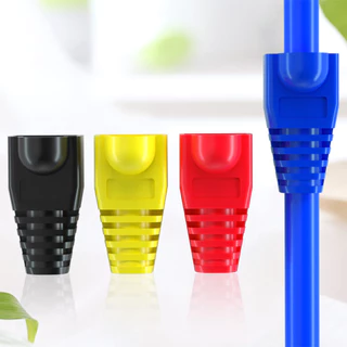 Boots Rj45 บูตหัวแลน ปลอกหุ้มหัวแลน ยางหัวแลน ใช้กับสายLAN CAT5/6/7 คุณภาพดี ส่งจากไทย