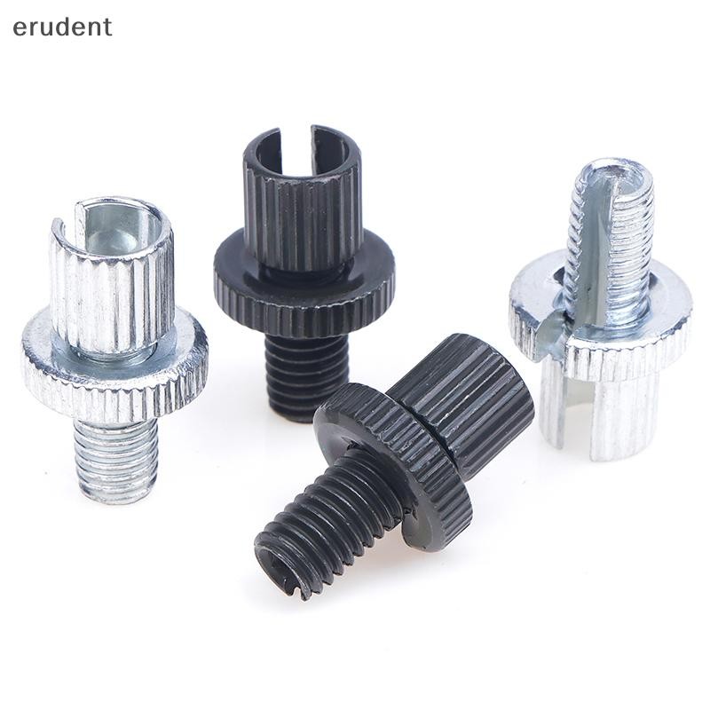 Erudent 2PCS M8 Universal คลัทช์สายเบรคปรับ 8 มม.สกรูถั่วสําหรับจักรยาน ATV รถจักรยานยนต์ใหม่