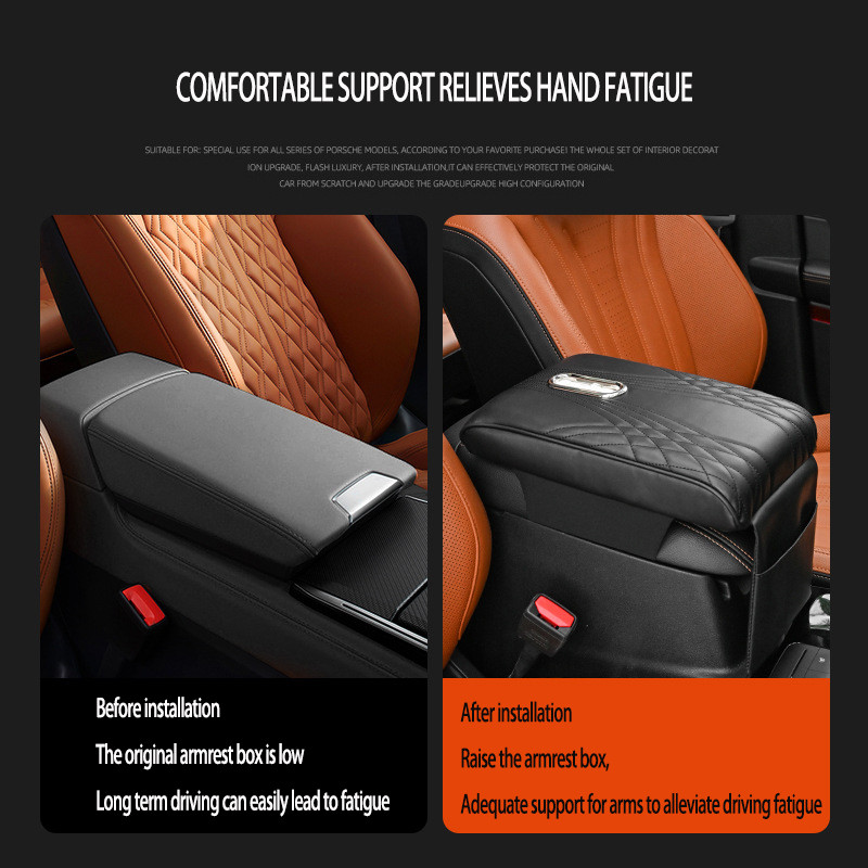 BYD รถที่เท้าแขน เบาะ กล่องกระดาษทิชชูรถคอนโซลกลางที่เท้าแขนกล่องที่นั่งที่เท้าแขนกล่องฝาครอบป้องกันสําหรับ BYD Dolphin Atto 3 Sealion 6 Sealion 7 M6 ซีล U Han EV Seagull Atto3 หยวน plus - รูปที่ 6