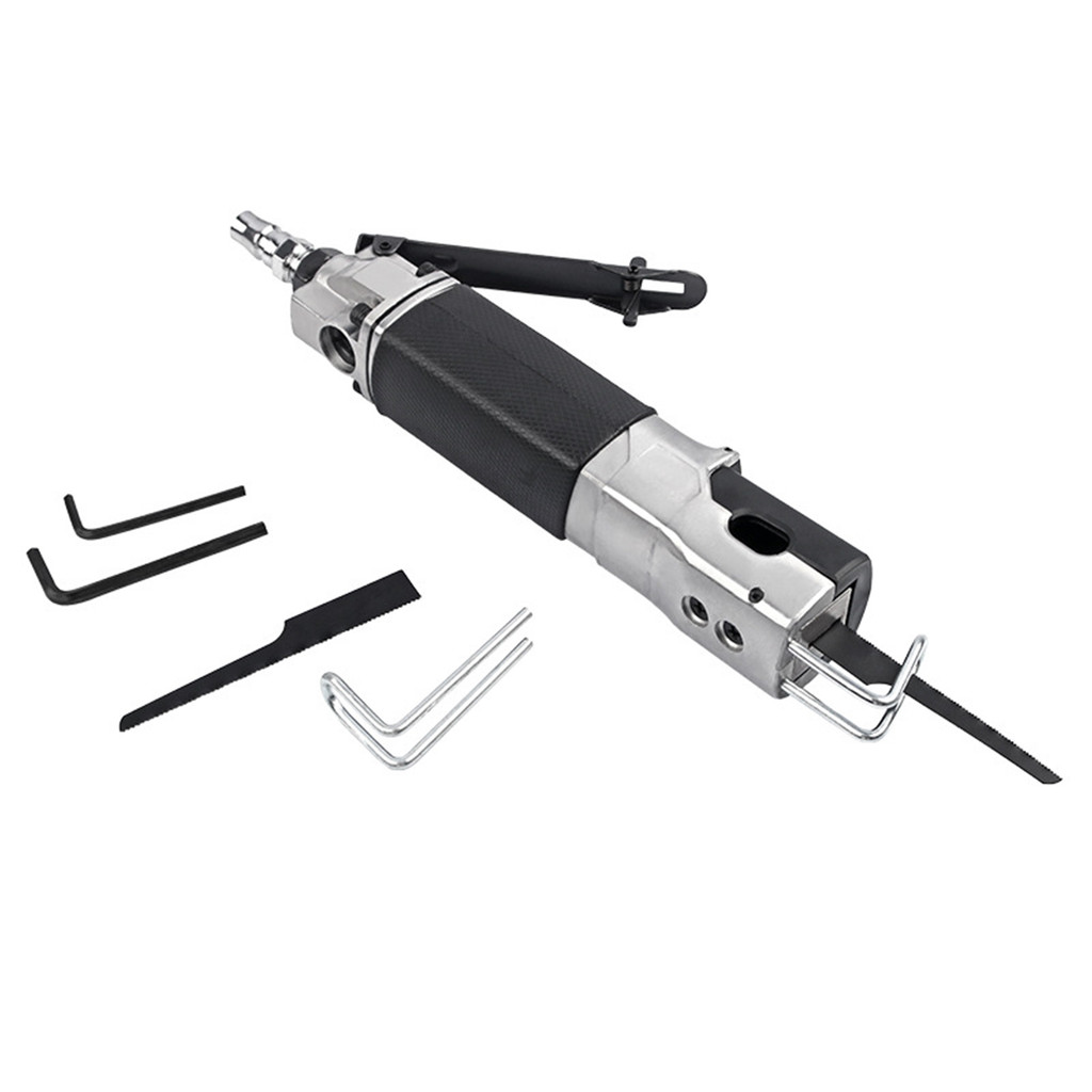 เลื่อยลูกสูบลมลม 90PSI 9000BPM เลื่อยลูกสูบมือถือเลื่อยโลหะ Heavy Duty อลูมิเนียมเลื่อย Saber สําหรั