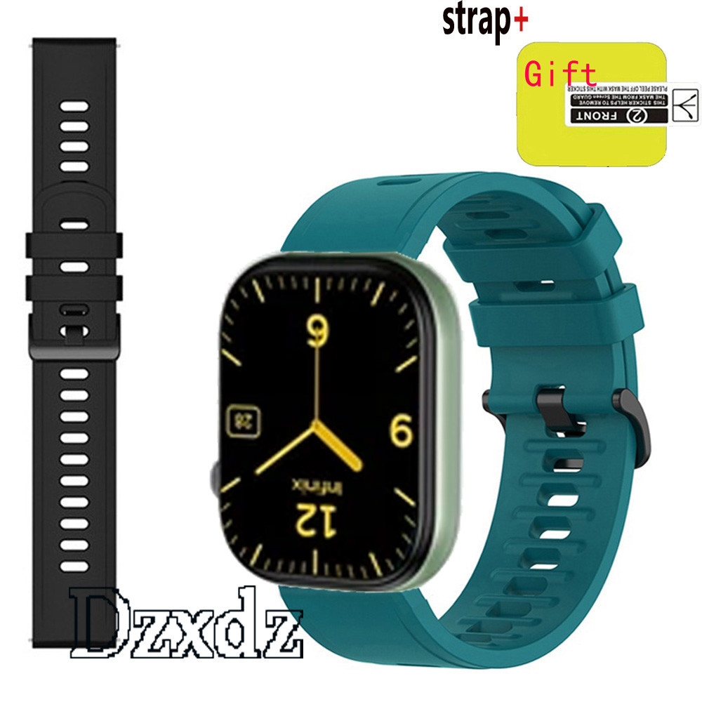Infinix XWatch H4 สายซิลิโคนสําหรับ Infinix XWatch 3 สมาร์ทสายนาฬิกาสมาร์ทวอทช์สายรัดข้อมือเปลี่ยนสร