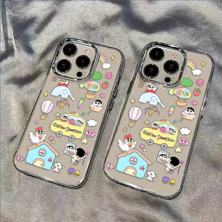 🍓สําหรับ เคสไอโฟน16 เคสโทรศัพท์ เคสนิ่ม For iPhone 11 13 12 14 15 Pro 7 8 16 Plus XR X XS Max เคส โปร่งใส น่ารัก เด็กซน
