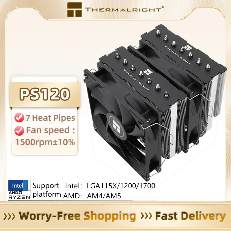 Thermalriht PS120 SE AGHP GEN4 Inverse Gravity Heat Pipe หม้อน้ํา 7 ท่อความร้อน Dual Tower Performan