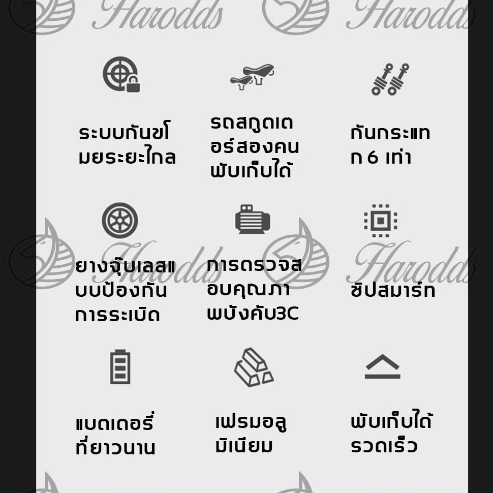 [รับประกัน 1 ปี]SEALUP Q13 สกูตเตอร์ รับได้ 200 kg พับได้ ความเร็ว 55KM/H กันน้ำ IP54 ระยะ 40-150km สกู๊ตเตอร์ไฟฟ้า ราคา ถูกที่สุด โปรบีเคเค แกลเลอรีภาพที่ 8
