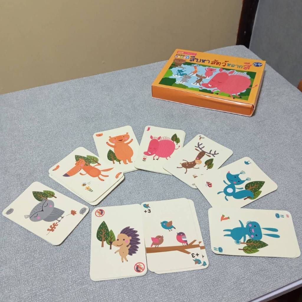 Play Cards การ์ดเกมเสริมทักษะสำหรับเด็ก บอร์ดเกม ของเล่นเด็ก ฝึกการสังเกต การ์ดของแท้คุณภาพดี - รูปที่ 2