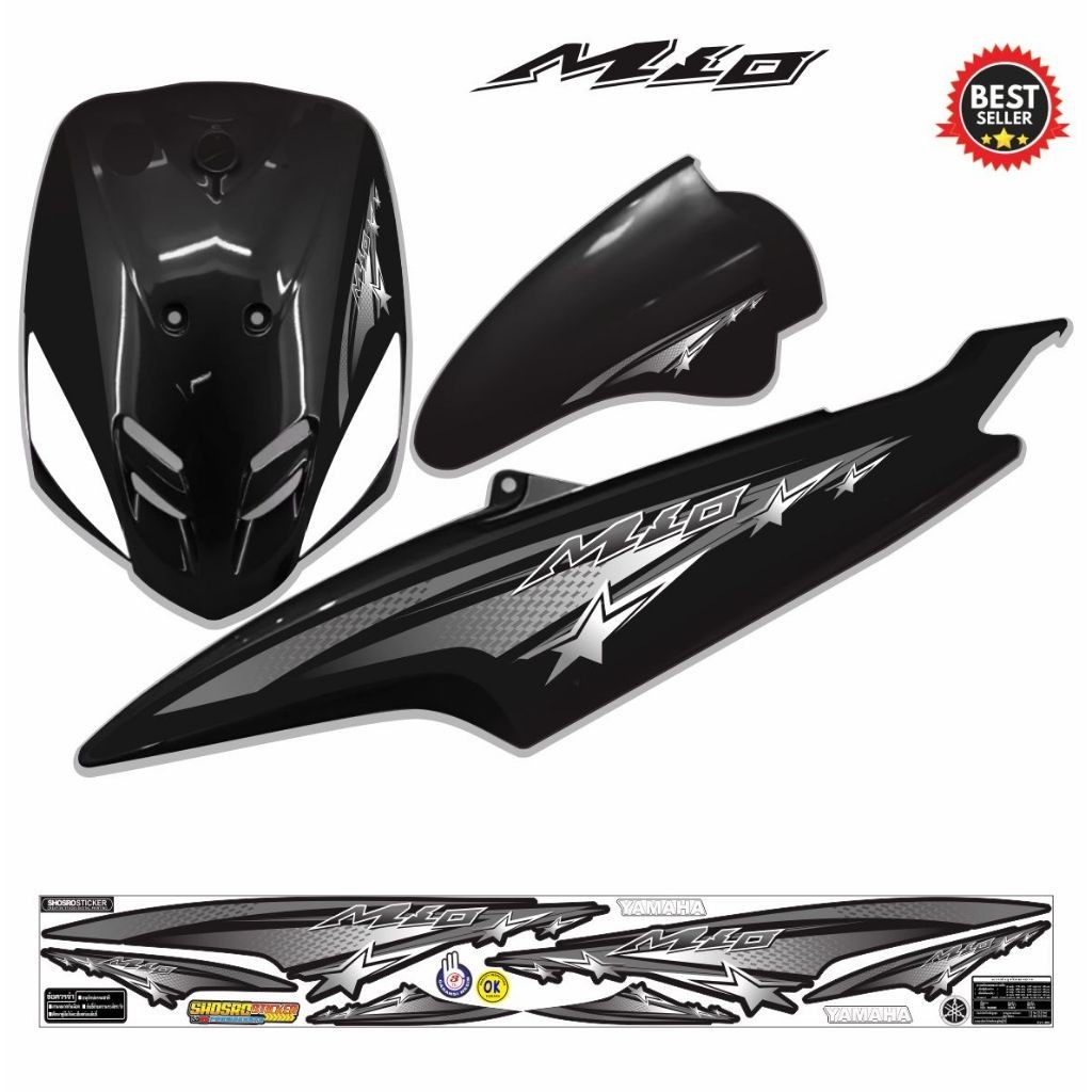 MIO SMILE MIO OLD MIO SPORTY สติ๊กเกอร์ STRIPING สติ๊กเกอร์ POLET สติ๊กเกอร์