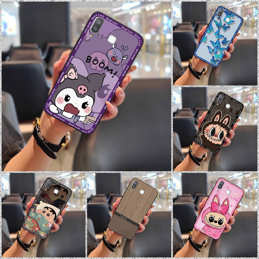 ผู้ถือโทรศัพท์ Graffiti เคสโทรศัพท์สําหรับ Samsung Galaxy A9 Star/A8 Star/SM-G8850 Anti-ฝุ่นแฟชั่นออกแบบทนทานปกหลังนุ่มกรณีป้องกันกันกระแทกเต็มห่อ TPU Anti-knock – โปรปัง